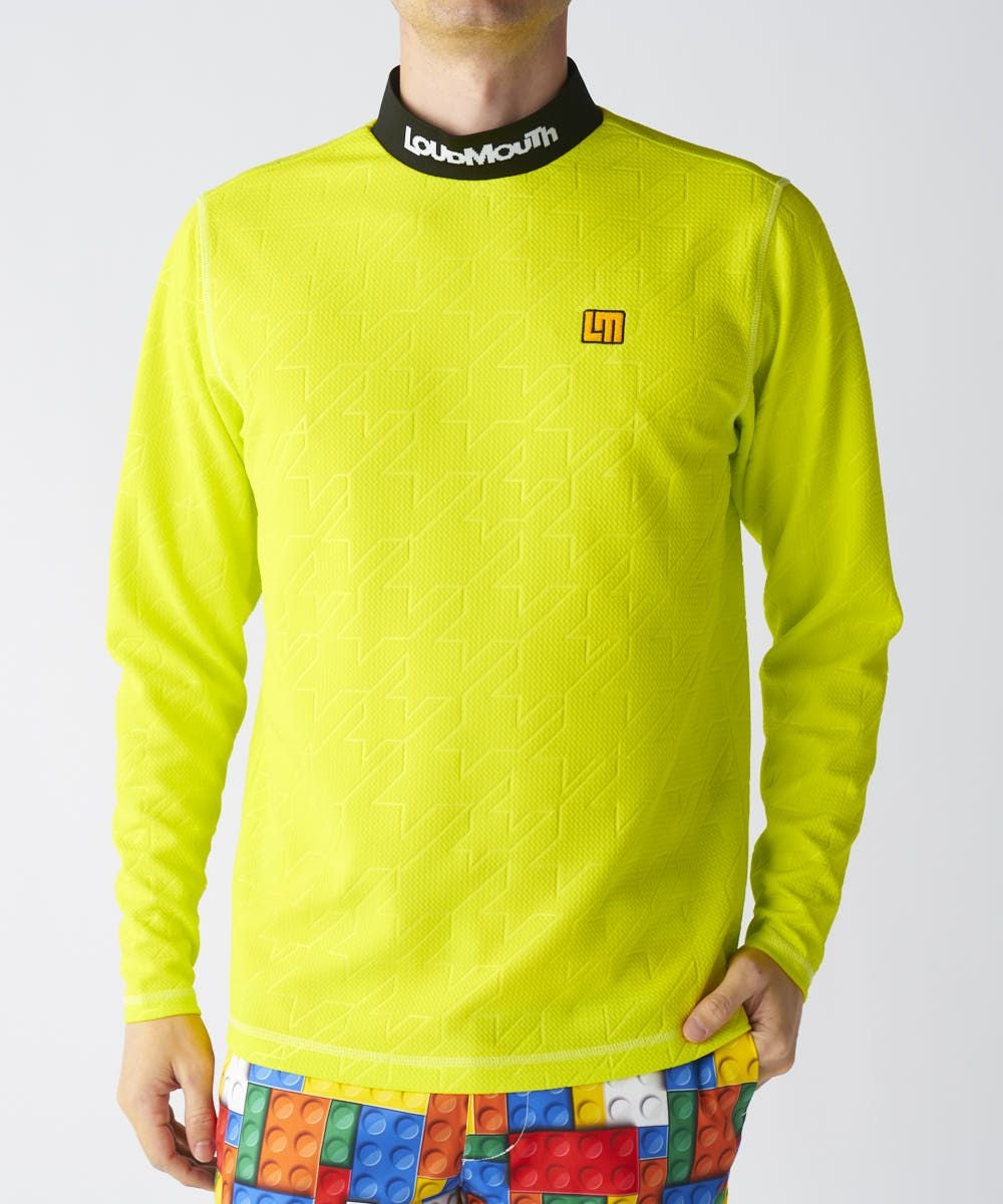 （最終価格）COMFY 長袖シャツ メンズ エンボスジャージ長袖シャツ ライトグリーン | LOUDMOUTH JAPAN