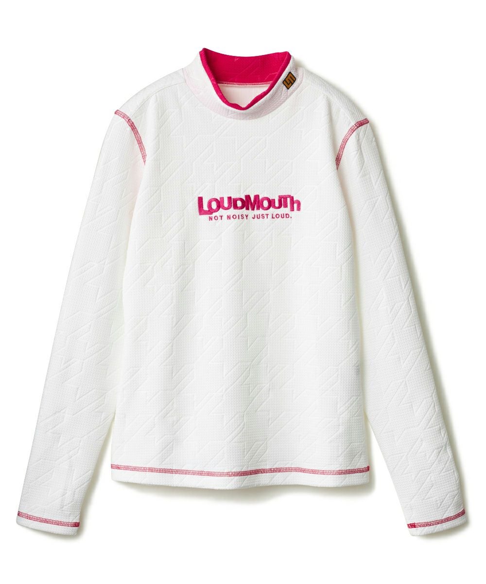 レディース 袋ジャガードブルゾン ホワイト | LOUDMOUTH JAPAN
