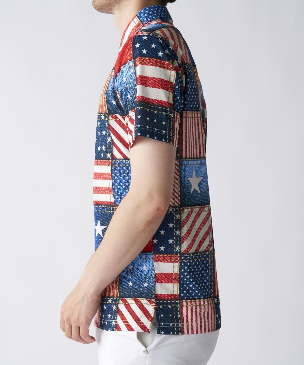 メンズ 柄半袖シャツ Vintage American/ヴィンテージアメリカン