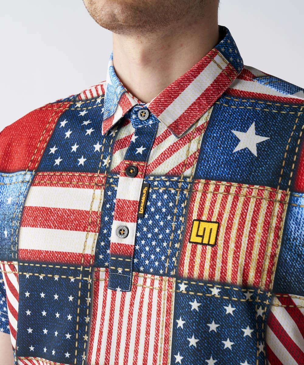 メンズ 柄半袖シャツ Vintage American/ヴィンテージアメリカン
