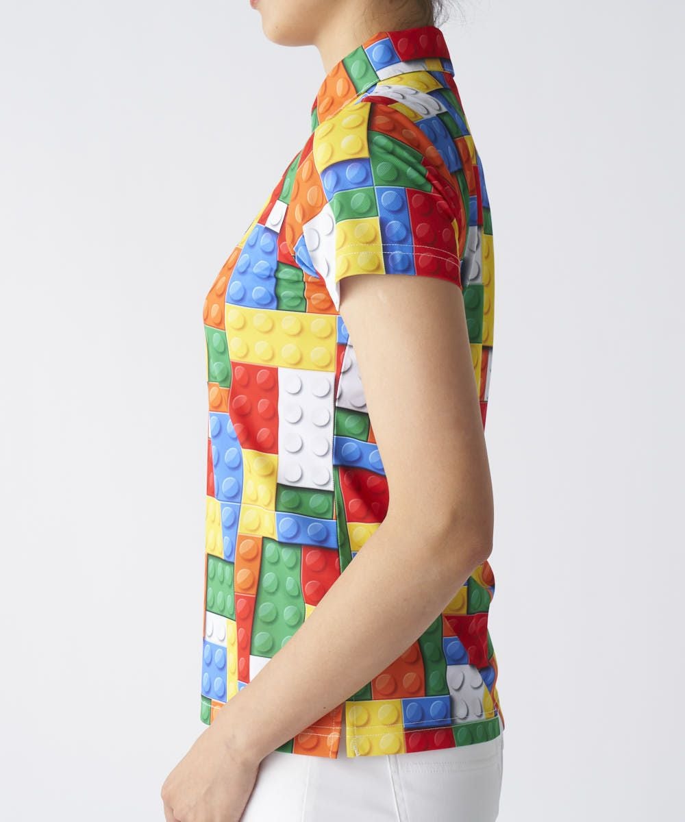 レディース 柄半袖シャツ Block Rush/ブロックラッシュ | LOUDMOUTH JAPAN レディース 柄半袖シャツ Block Rush/ブロックラッシュ | LOUDMOUTH JAPAN