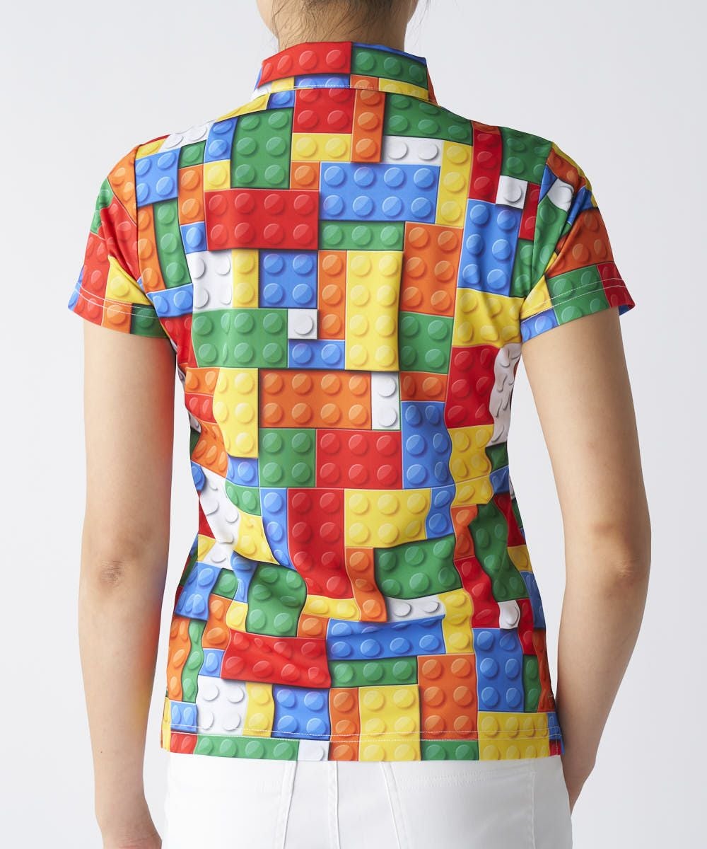 レディース 柄半袖シャツ Block Rush/ブロックラッシュ | LOUDMOUTH JAPAN