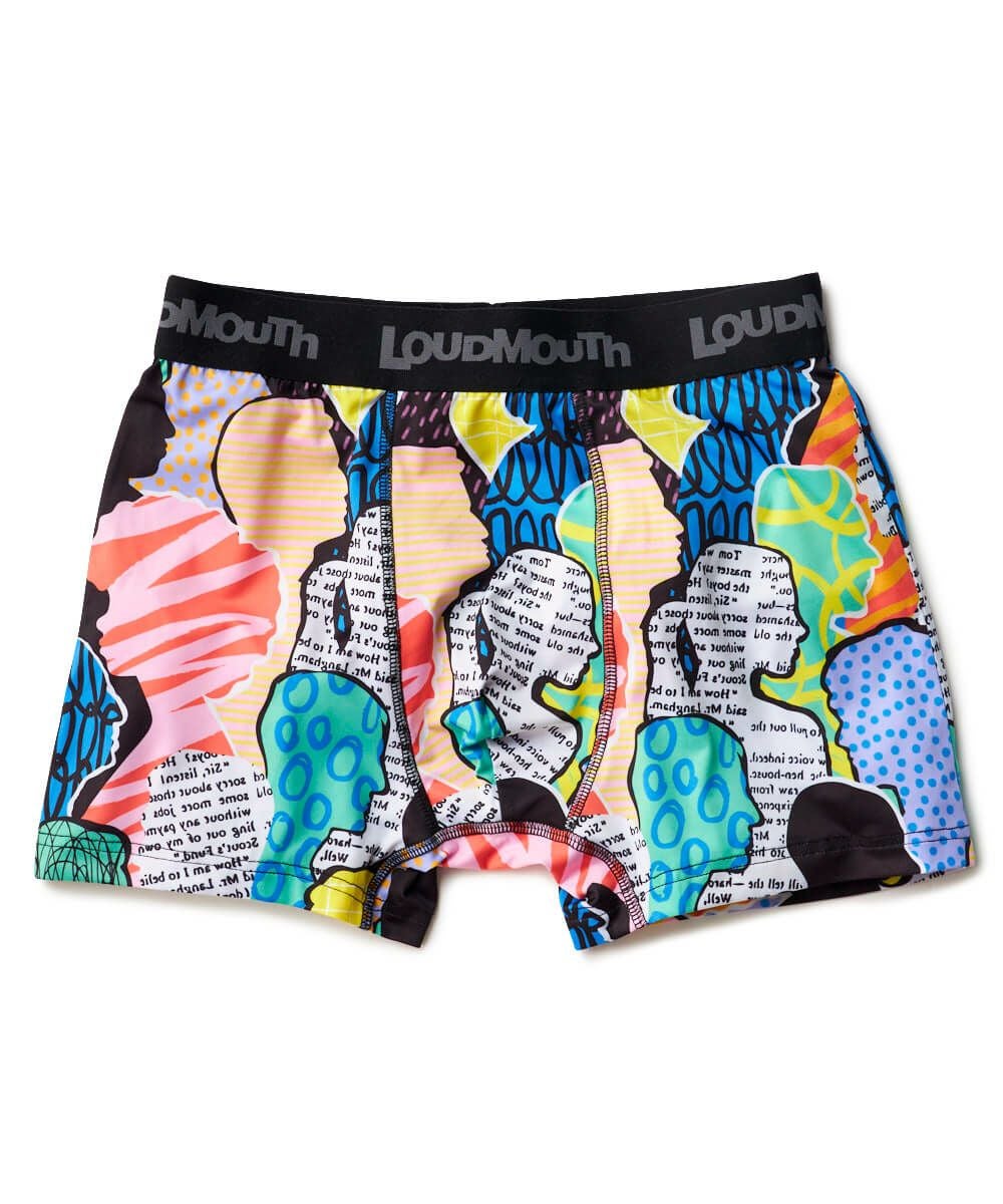メンズ ボア×タフタ配色ジップブルゾン チャコールグレー | LOUDMOUTH