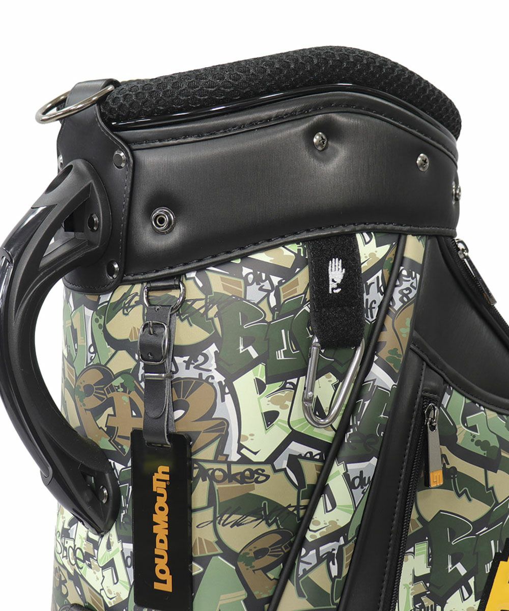 キャディバッグ 9型 Tags Camo/タグスカモ | LOUDMOUTH JAPAN