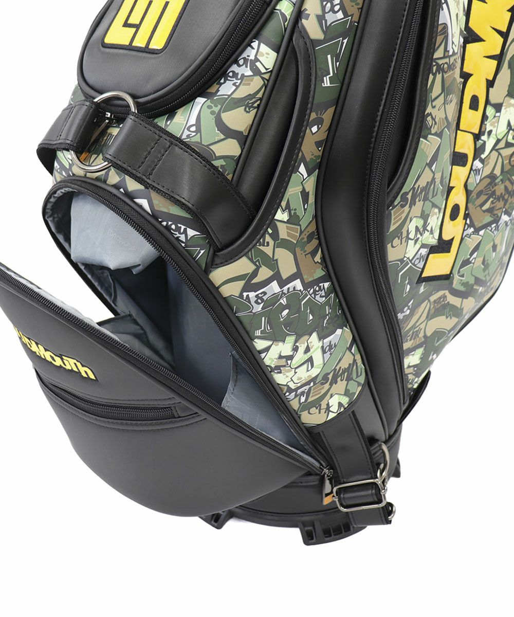 キャディバッグ 9型 Tags Camo/タグスカモ | LOUDMOUTH JAPAN