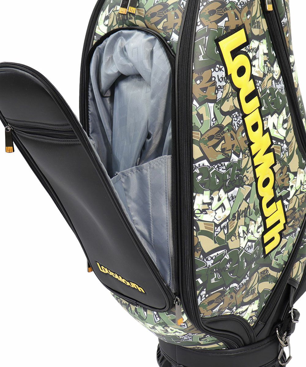 キャディバッグ 9型 Tags Camo/タグスカモ | LOUDMOUTH JAPAN