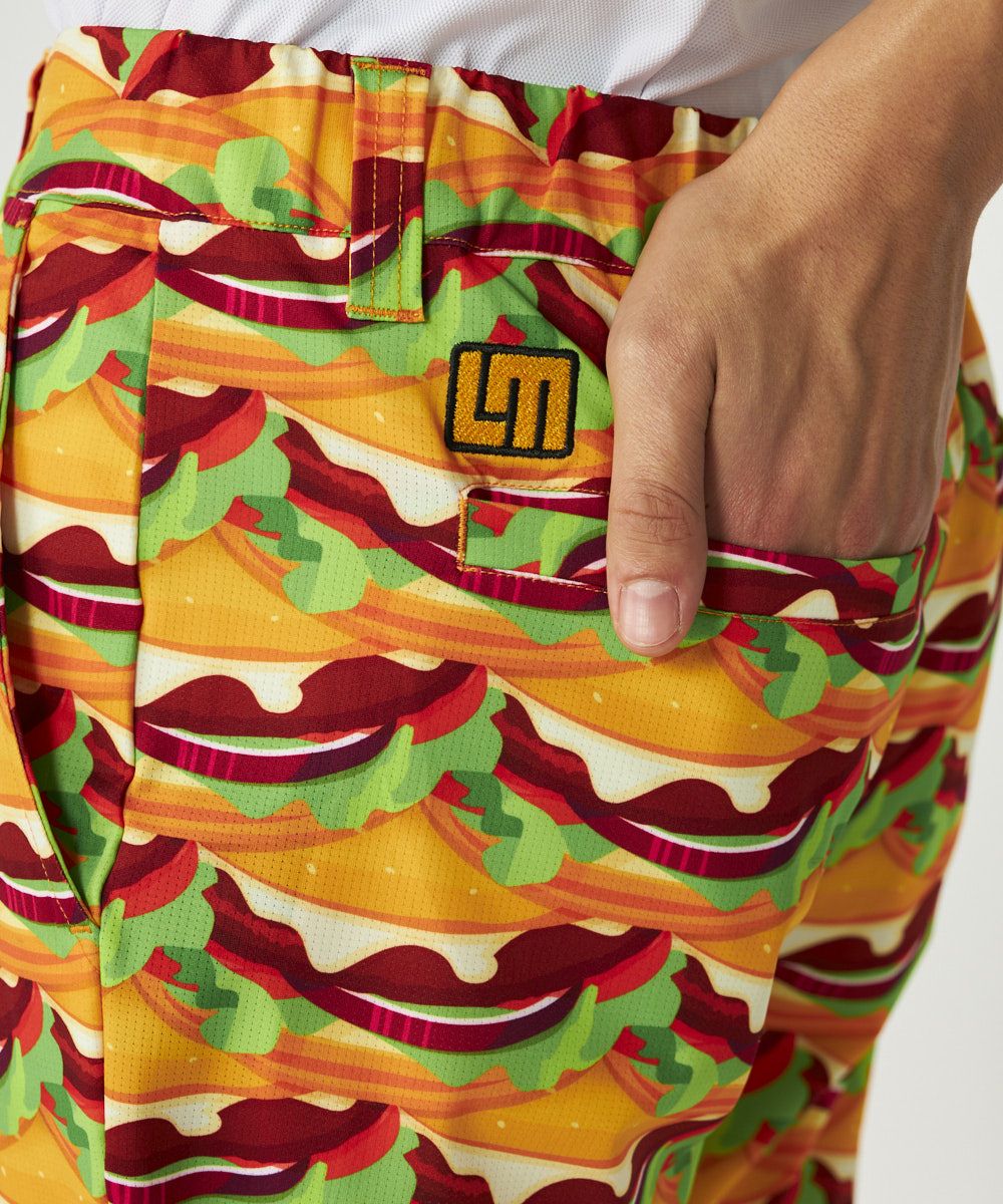 メンズ 柄ロングパンツ Burger Mania/バーガーマニア | LOUDMOUTH JAPAN