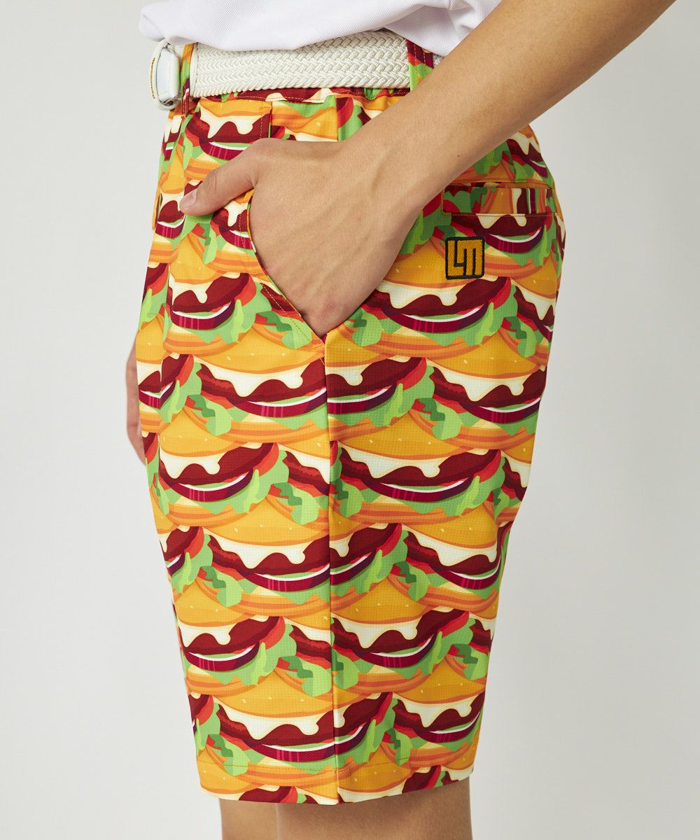 メンズ 柄ショートパンツ Burger Mania/バーガーマニア | LOUDMOUTH JAPAN
