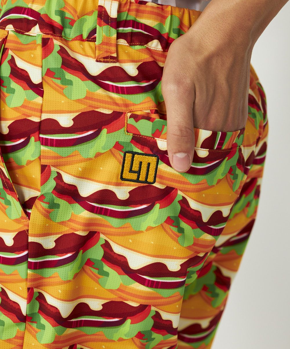 メンズ 柄ショートパンツ Burger Mania/バーガーマニア | LOUDMOUTH JAPAN