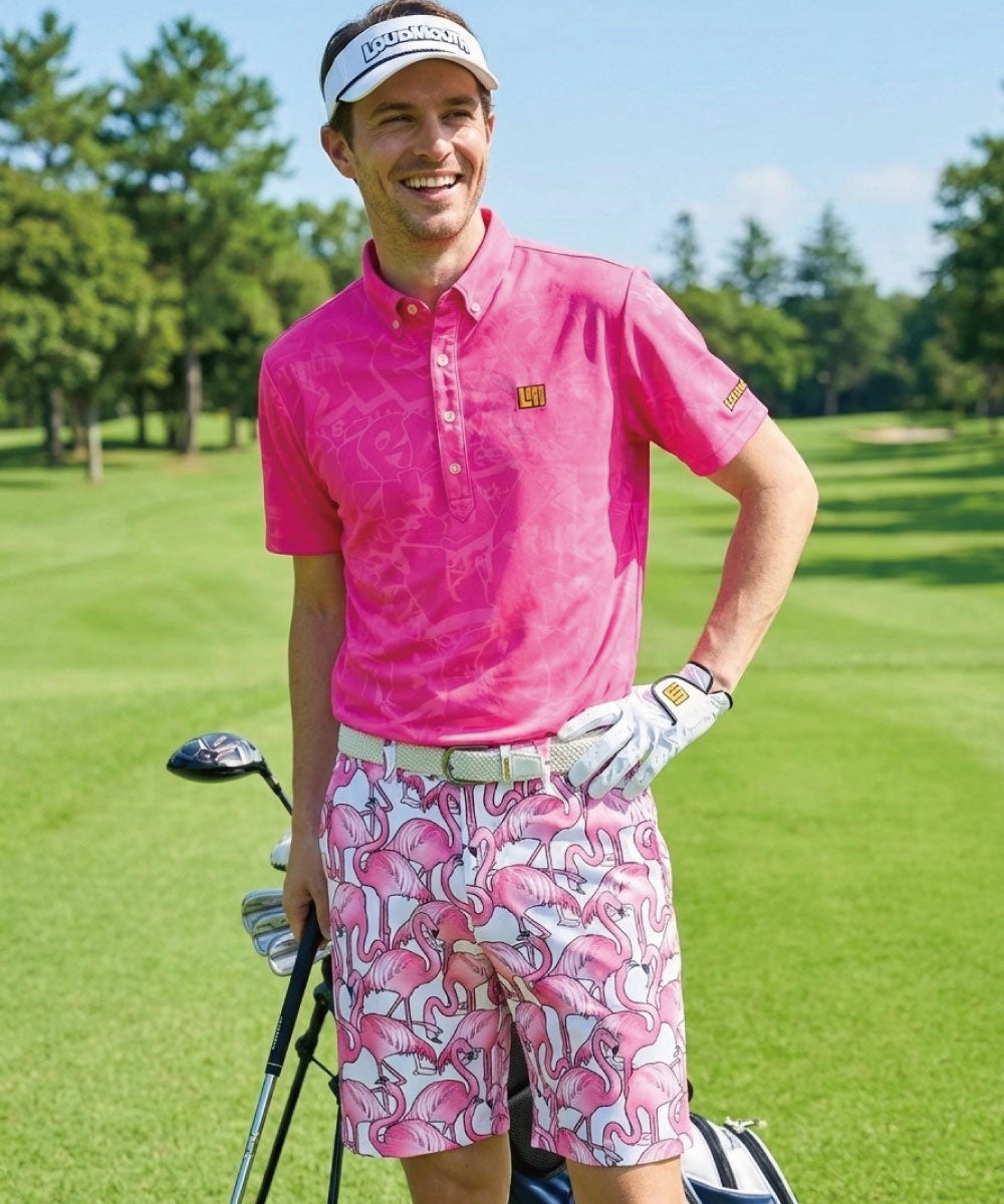 メンズ 柄ショートパンツ Pink Panic/ピンクパニック | LOUDMOUTH JAPAN