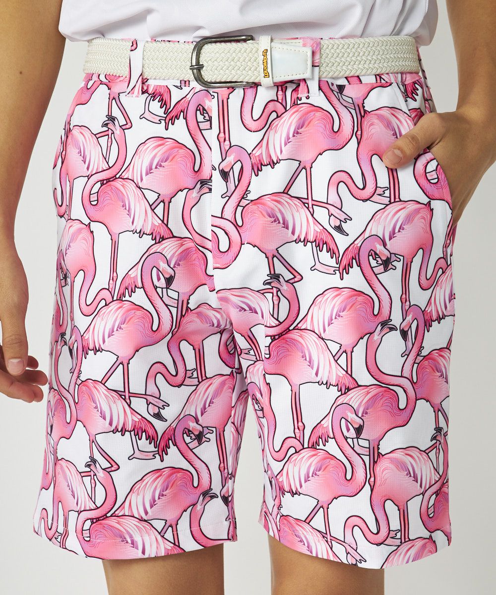 【エドハーディー】タグ付き♡ショートパンツ フラワー ダイヤ ピンクSHORTS メンズ 柄ショートパンツ Pink Panic/ピンクパニック | LOUDMOUTH JAPAN