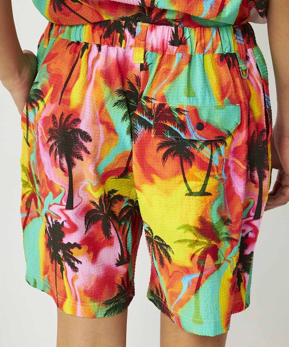メンズ ニットサッカーショートパンツ Palms Mirage/パームス