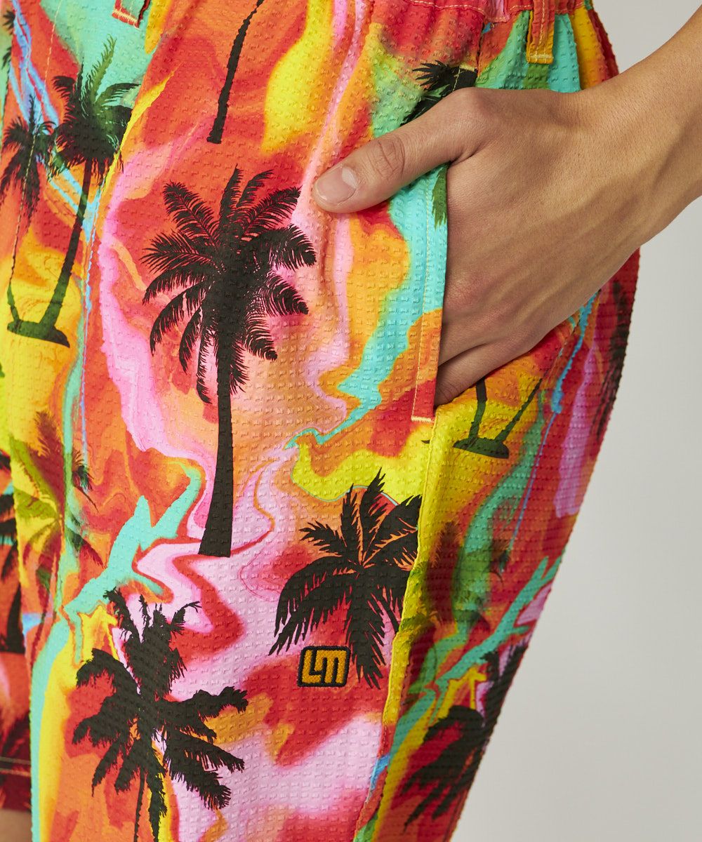 メンズ ニットサッカーショートパンツ Palms Mirage/パームス