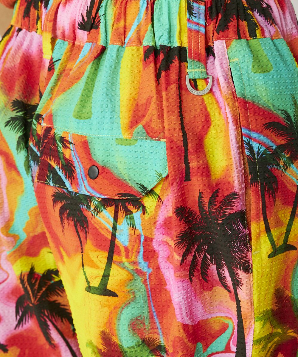 メンズ ニットサッカーショートパンツ Palms Mirage/パームス
