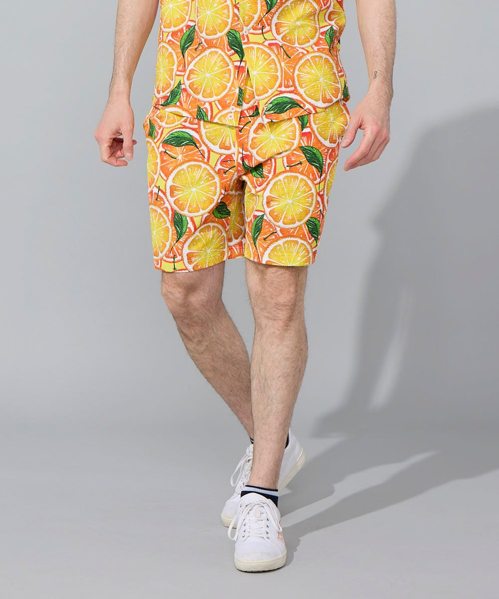 メンズ ニットサッカーショートパンツ Juicy Festa/ジューシーフェスタ