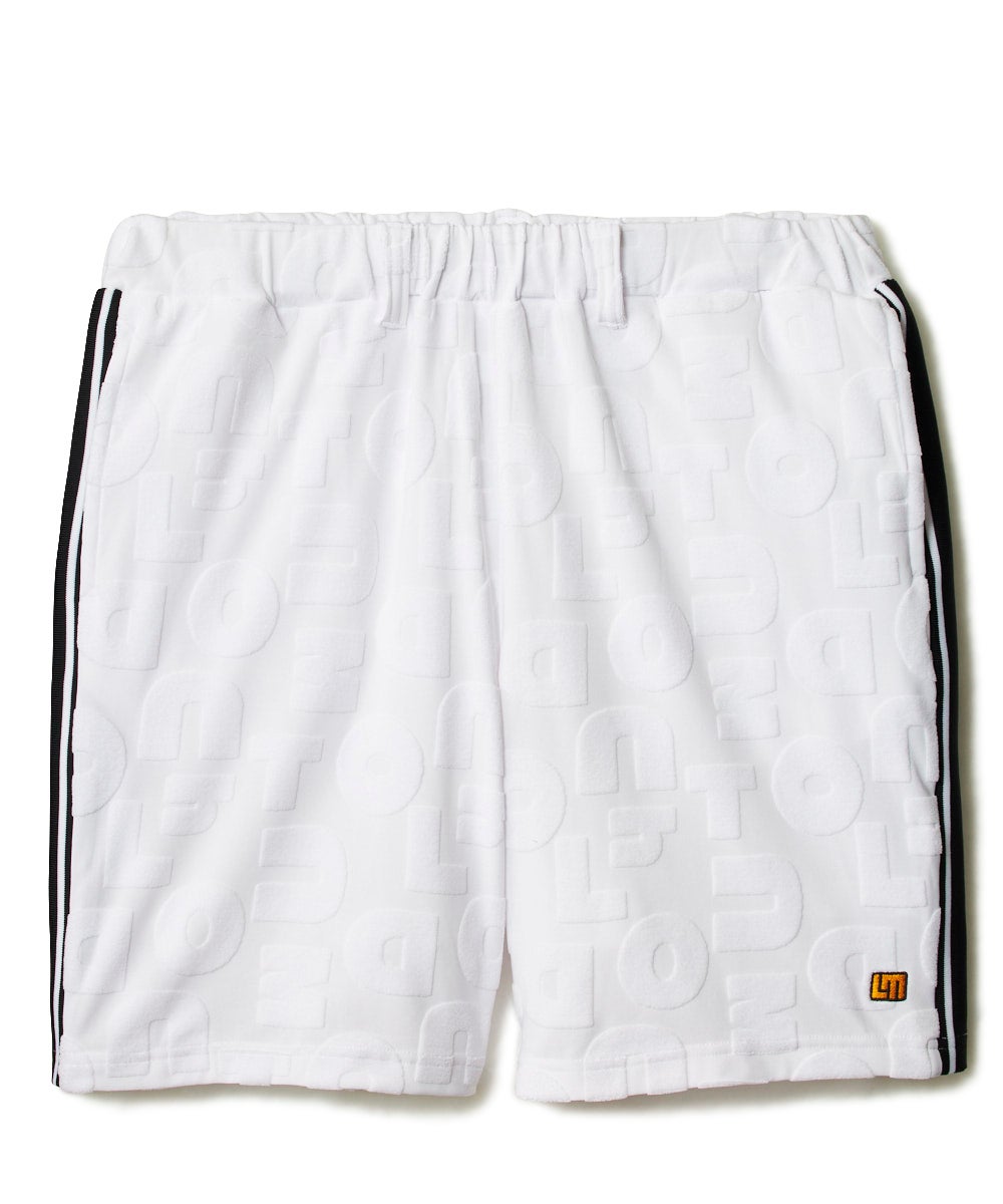 メンズ ドットメッシュ ショートパンツ ホワイト | LOUDMOUTH JAPAN