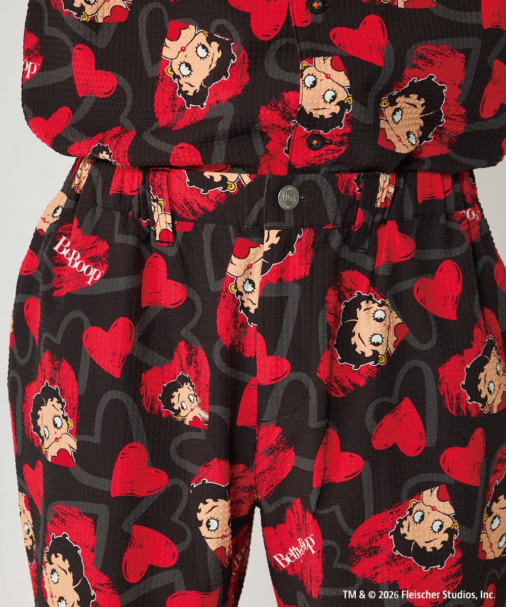 LOUDMOUTH×Betty Boop™ メンズ ショートパンツ Scribble Hearts