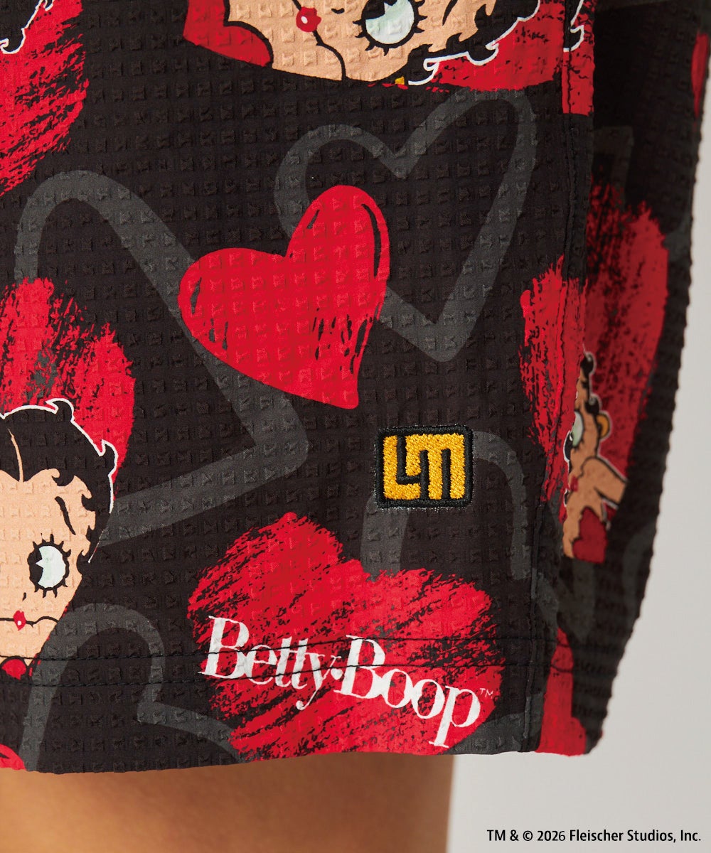 LOUDMOUTH×Betty Boop™ メンズ ショートパンツ Scribble Hearts
