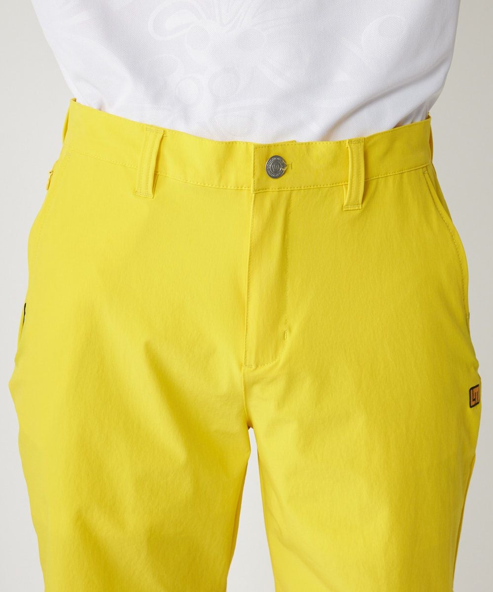 メンズ 撥水ハイパーストレッチショートパンツ イエロー | LOUDMOUTH JAPAN