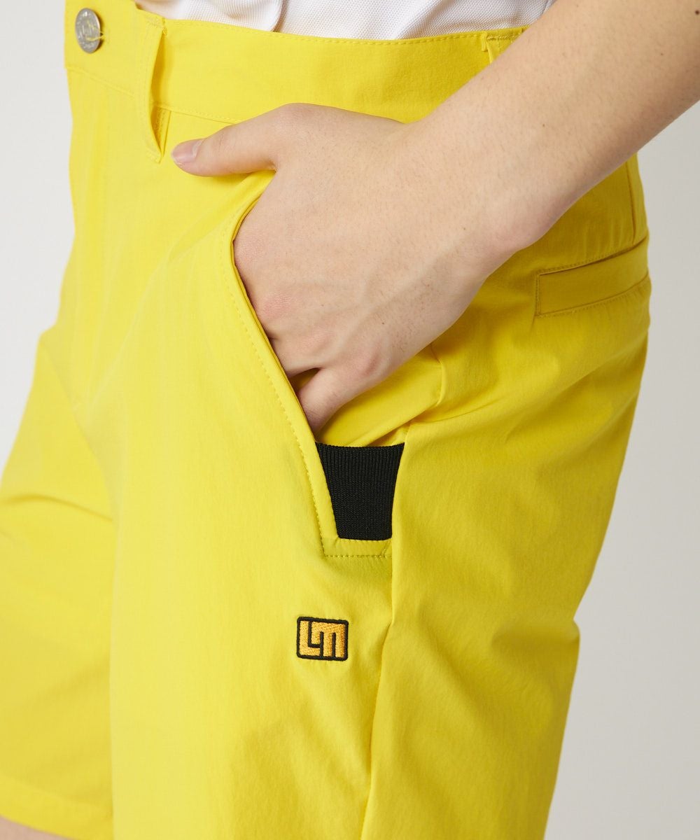 メンズ 撥水ハイパーストレッチショートパンツ イエロー | LOUDMOUTH JAPAN
