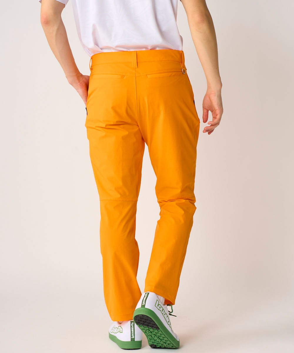 メンズ 撥水ハイパーストレッチテーパードパンツ オレンジ | LOUDMOUTH