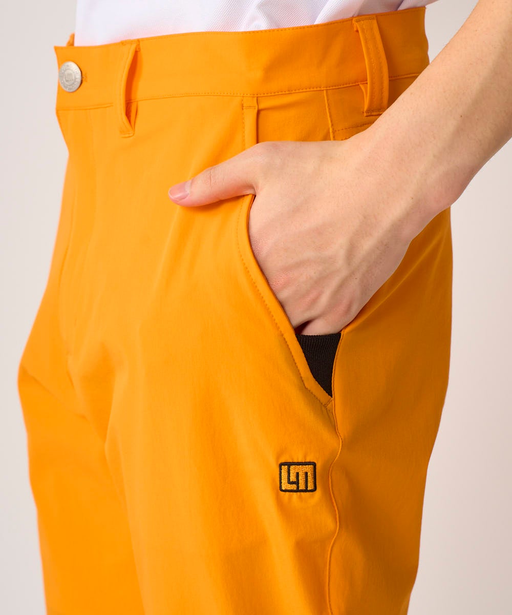 メンズ 撥水ハイパーストレッチテーパードパンツ オレンジ | LOUDMOUTH