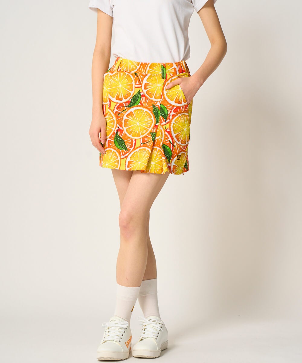 レディース 柄ニットサッカースカート Juicy Festa/ジューシーフェスタ