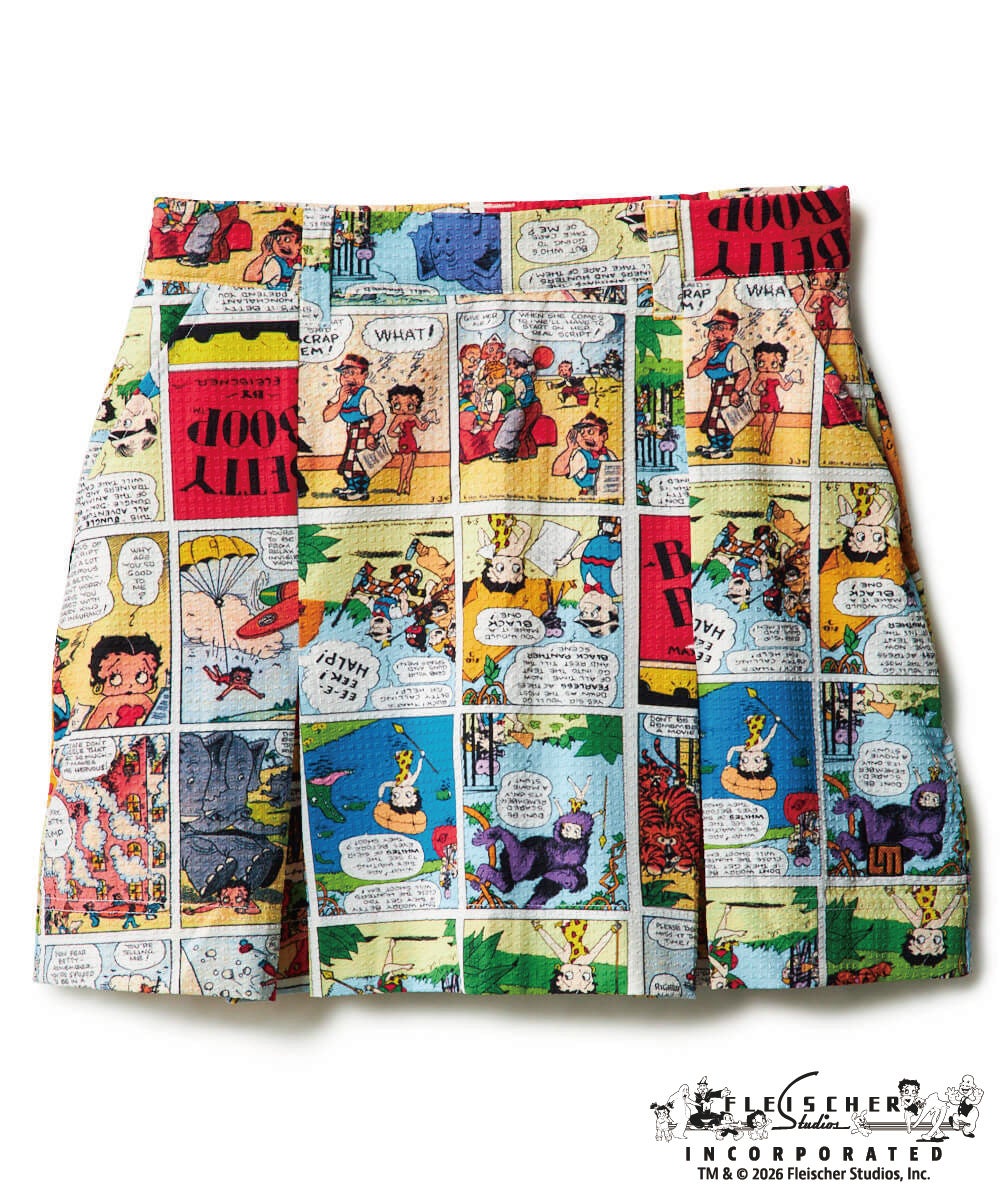 LOUDMOUTH×Betty Boop™ レディース スカート Betty' Comic