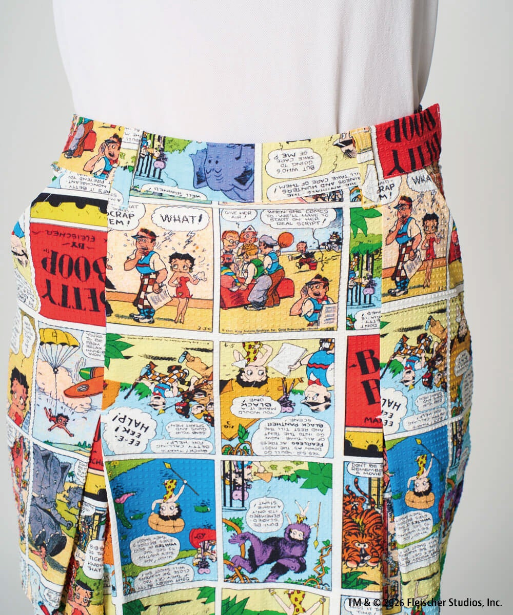 LOUDMOUTH×Betty Boop™ レディース スカート Betty' Comic