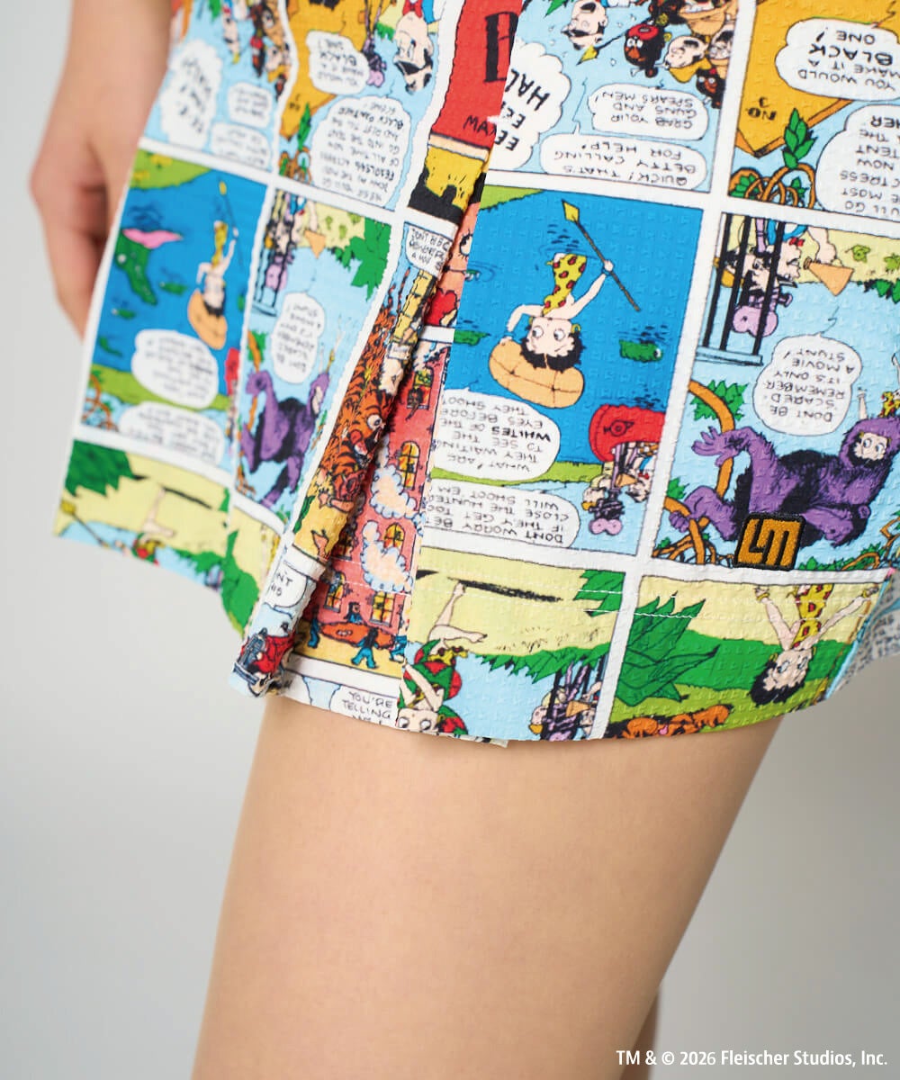 LOUDMOUTH×Betty Boop™ レディース スカート Betty' Comic