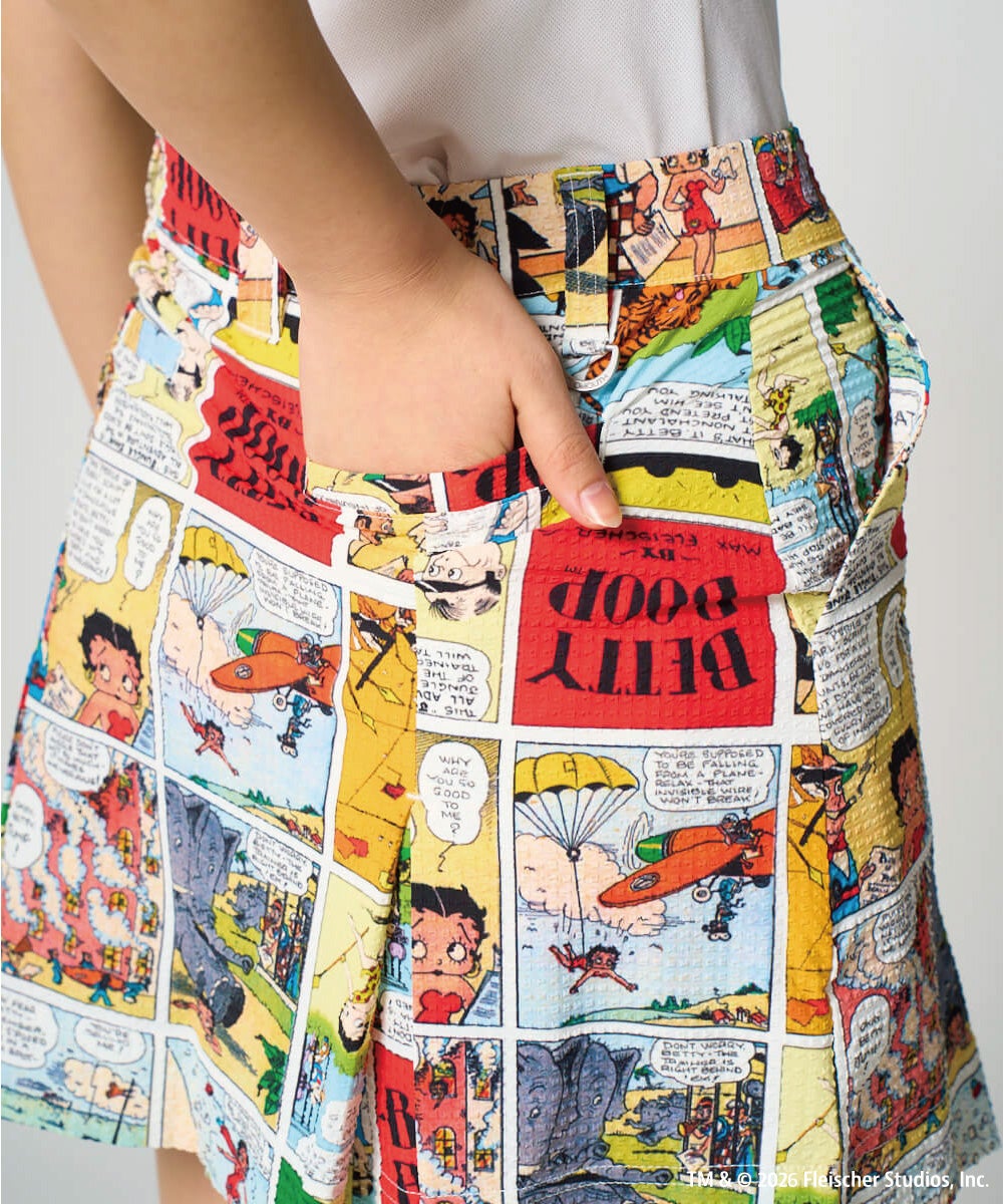 LOUDMOUTH×Betty Boop™ レディース スカート Betty' Comic