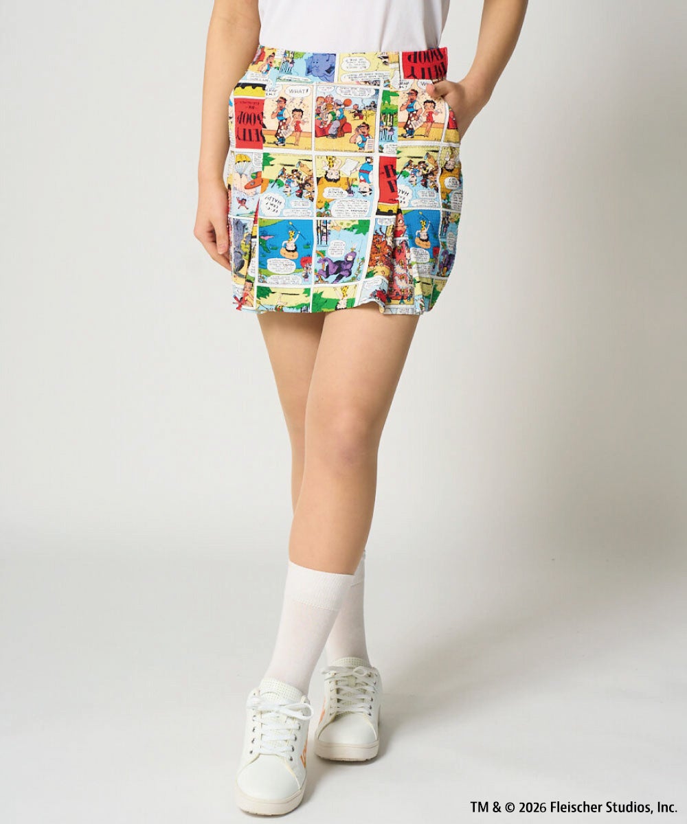 LOUDMOUTH×Betty Boop™ レディース スカート Betty' Comic