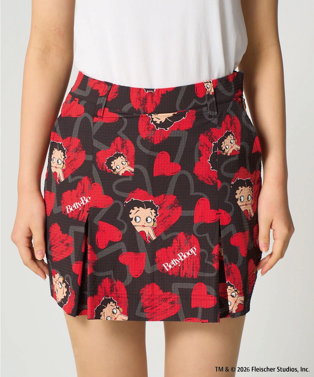 新品▪️3L▪️LOUDMOUTH×Betty Boop スカート LOUDMOUTH×Betty Boop™ レディース スカート Scribble Hearts