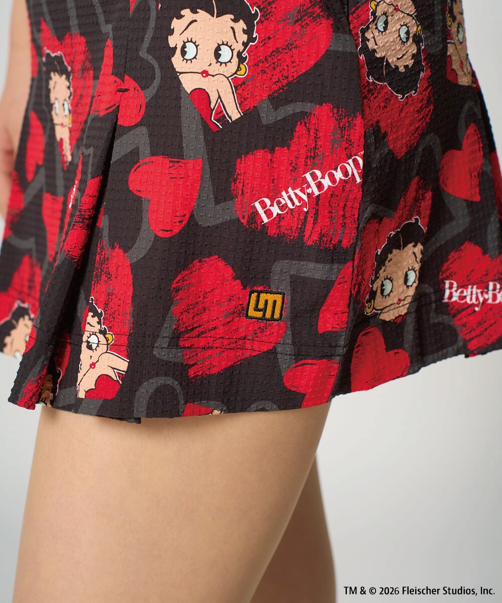 LOUDMOUTH×Betty Boop™ レディース スカート Scribble Hearts
