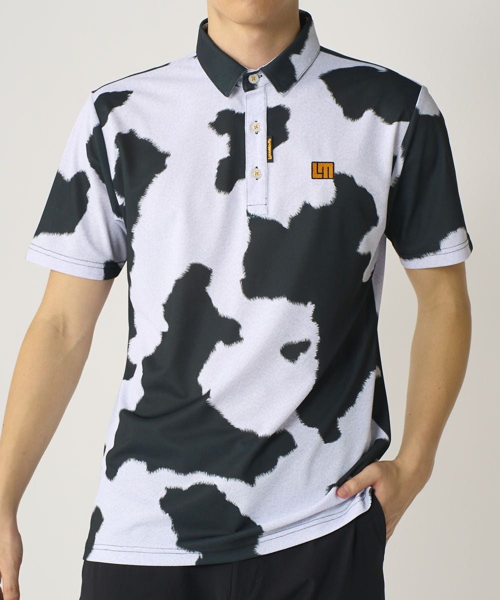 メンズ 総柄ポロシャツ Cowz/カウズ | LOUDMOUTH JAPAN