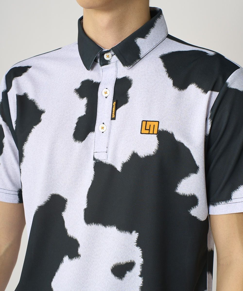 メンズ 総柄ポロシャツ Cowz/カウズ | LOUDMOUTH JAPAN