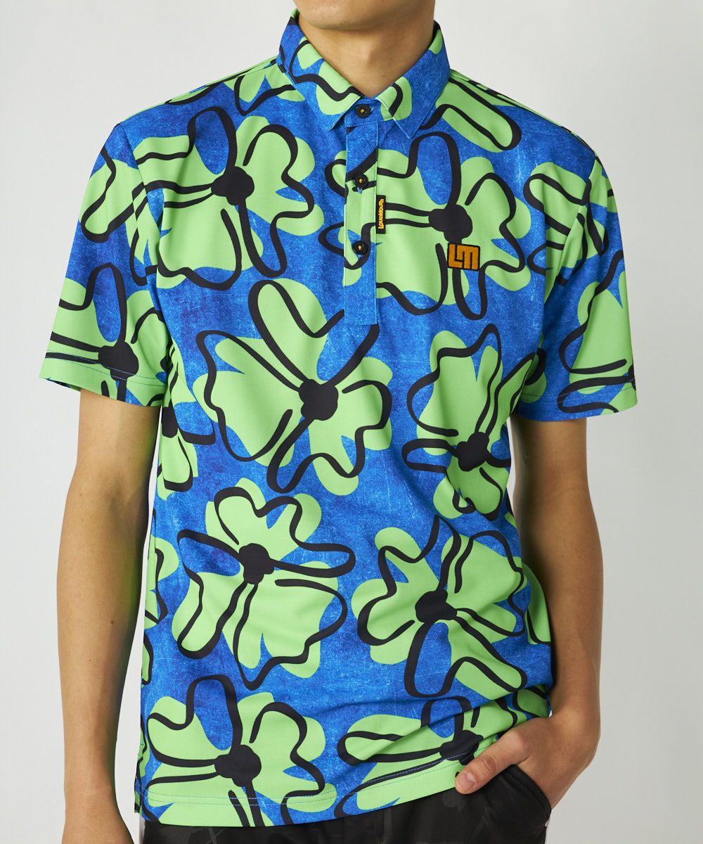 メンズ 総柄ポロシャツ Retro Charm/レトロチャーム | LOUDMOUTH JAPAN