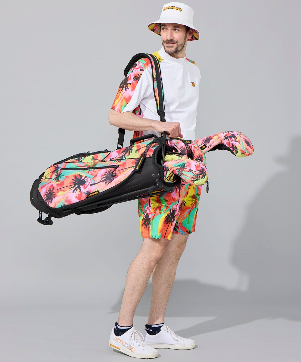 メンズ スムース×ニットサッカー切替シャツ ホワイト | LOUDMOUTH JAPAN