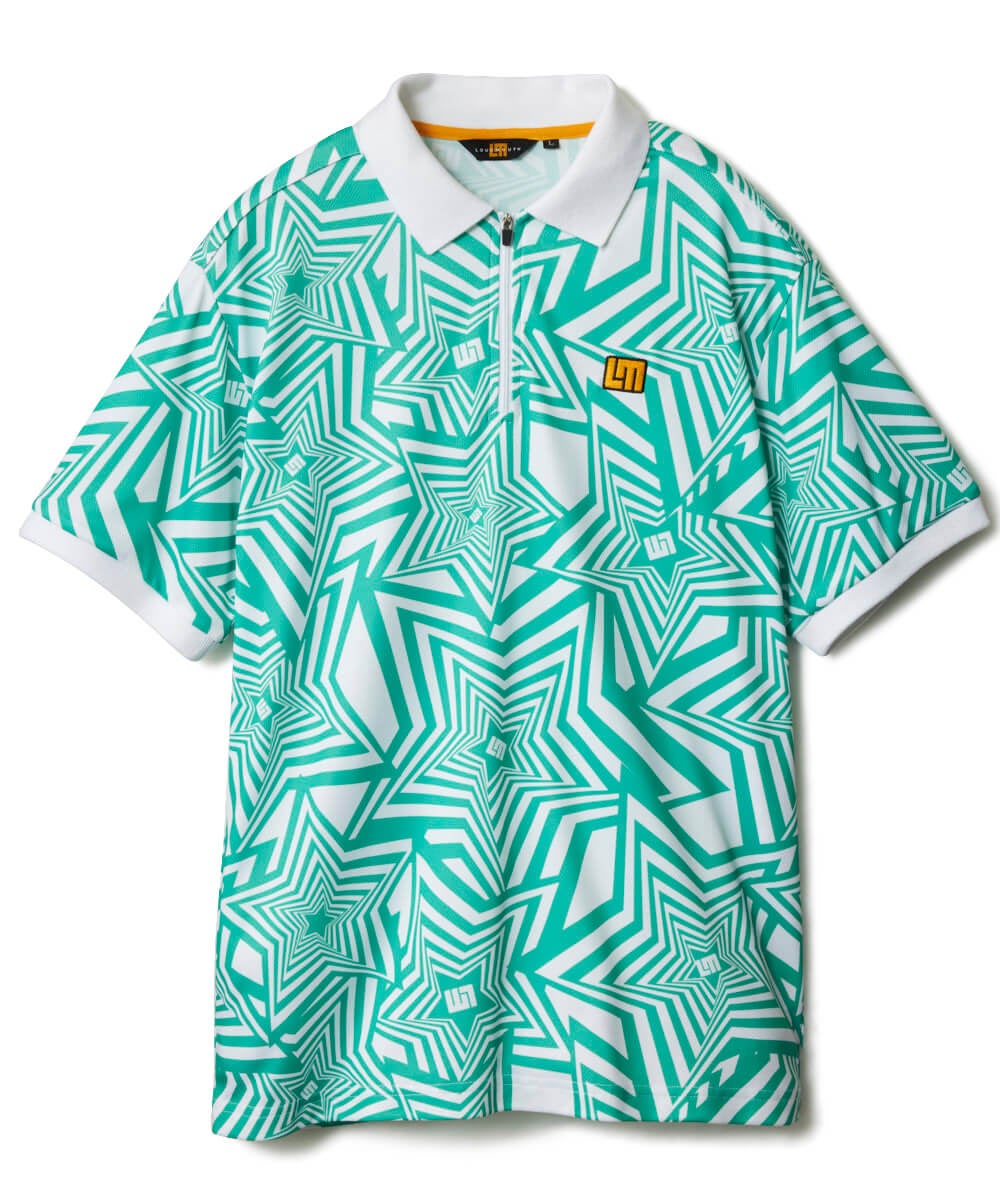 メンズ プレミアムカノコ エンボス半袖シャツ オレンジ | LOUDMOUTH JAPAN