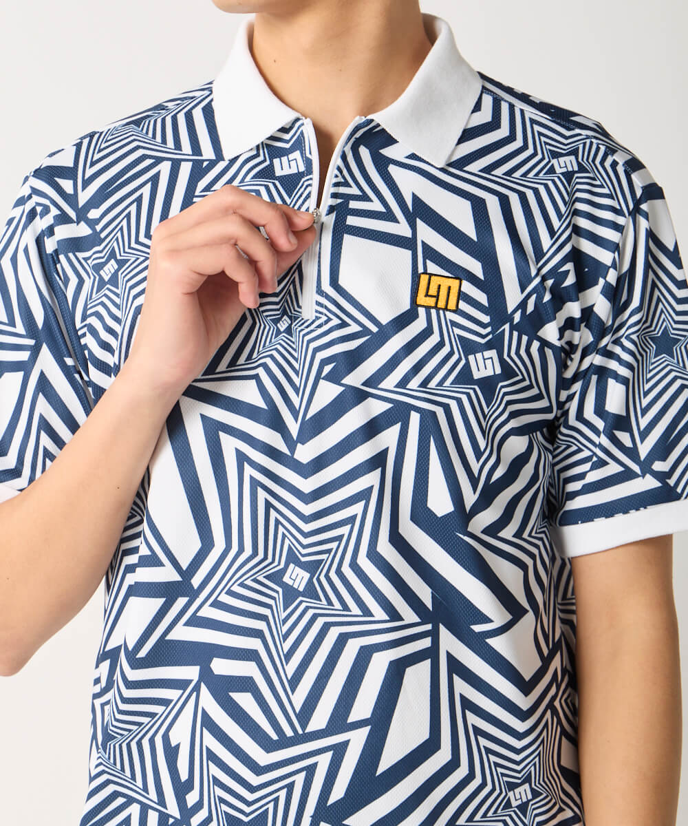 メンズ フリージングスキン ポロシャツ ネイビー | LOUDMOUTH JAPAN