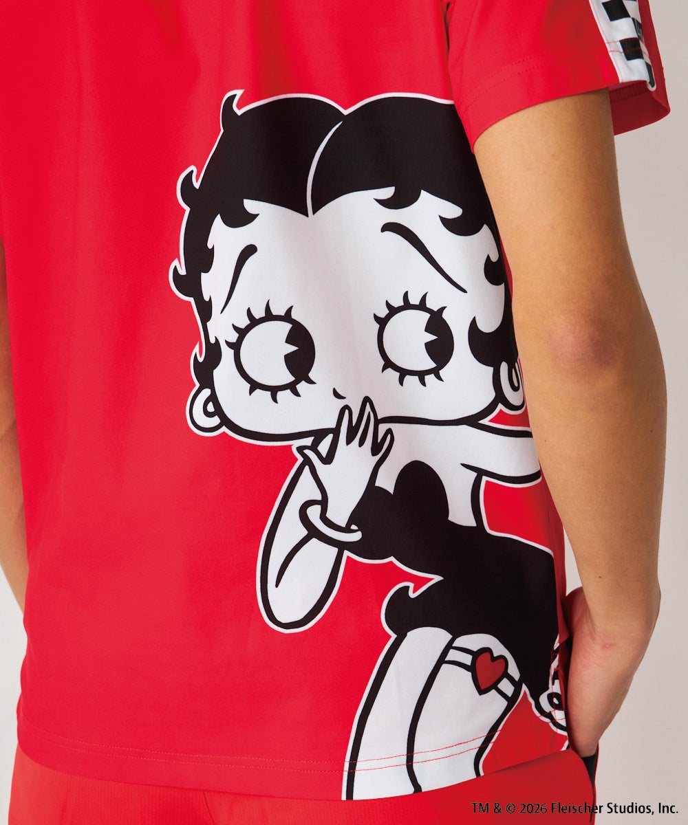 LOUDMOUTH×Betty Boop™ メンズ ポロシャツ レッド | LOUDMOUTH JAPAN