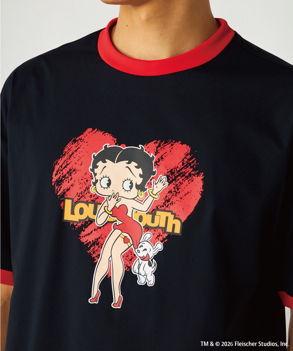 LOUDMOUTH×Betty Boop™ メンズ Tシャツ ブラック | LOUDMOUTH JAPAN