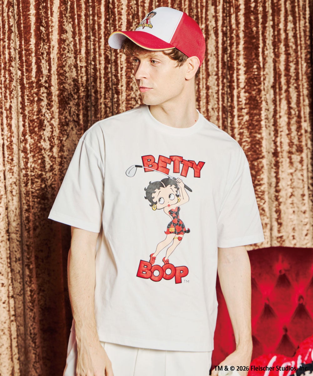 LOUDMOUTH×Betty Boop™ メンズ Tシャツ ホワイト | LOUDMOUTH JAPAN