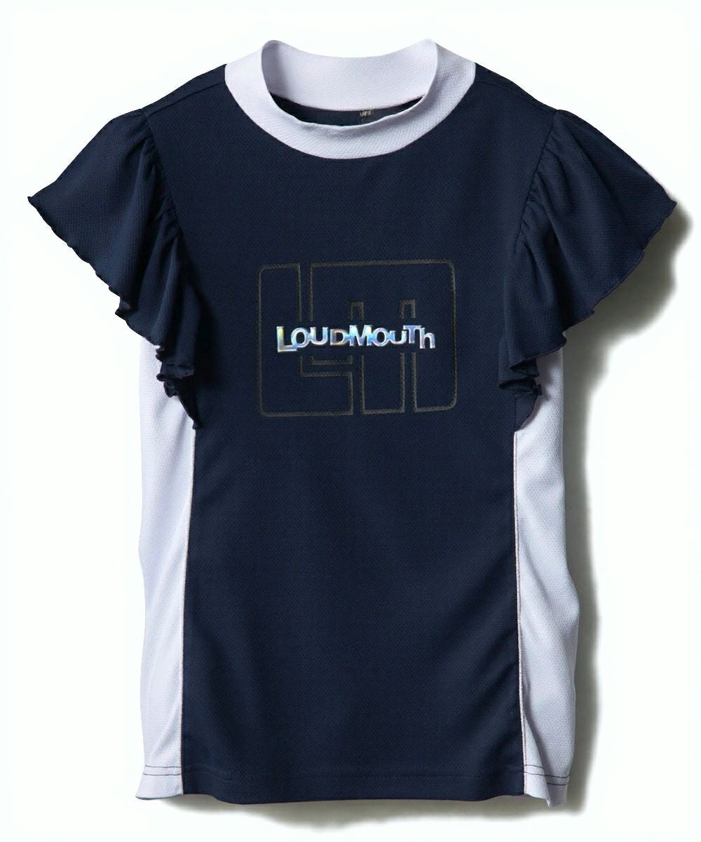 Loudmouth ゴルフシャツ スター柄 ブラック ブルー Loudmouth ゴルフシャツ スター柄 ブラック ブルー ラウドマウス公式