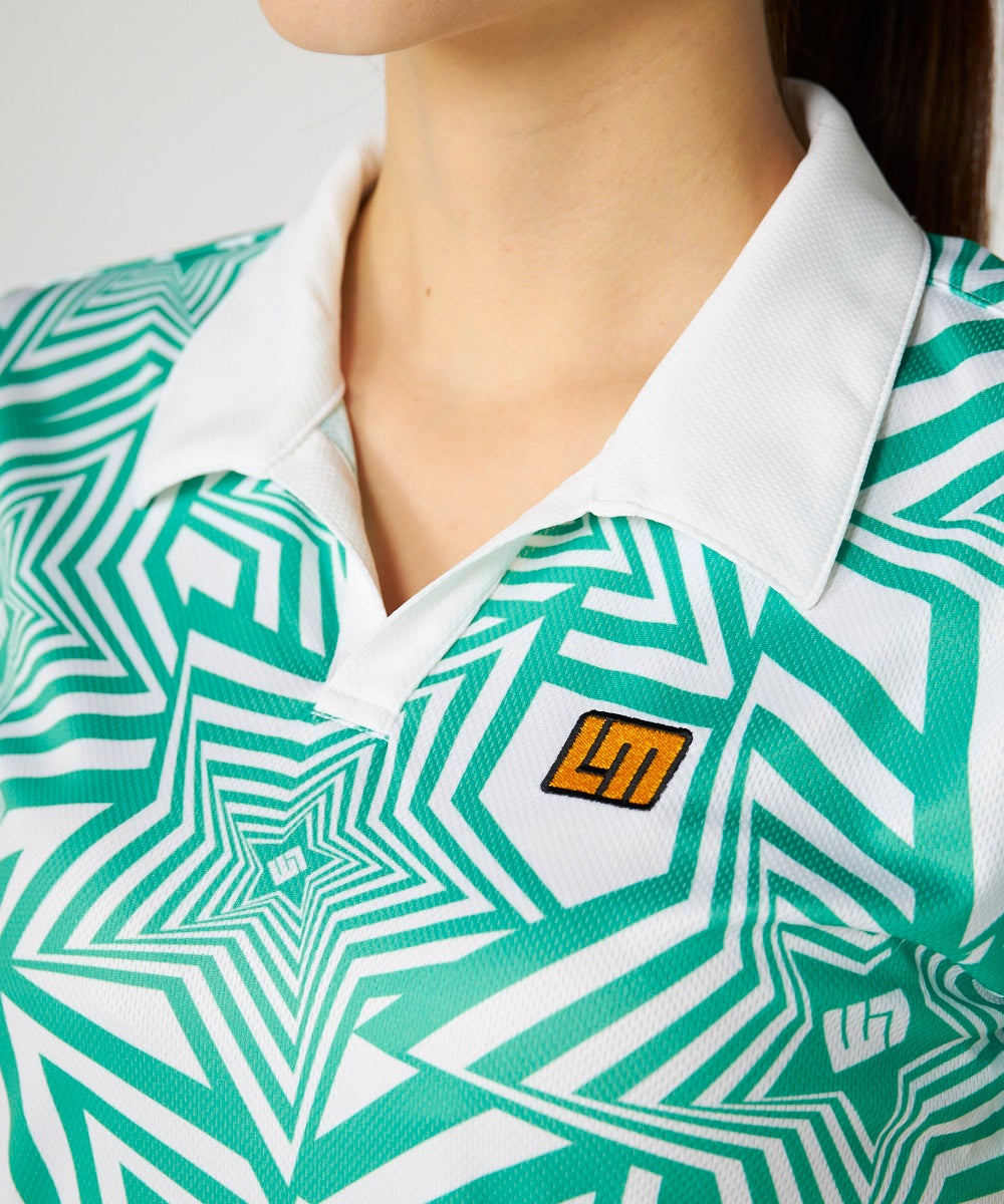 レディース フリージングスキン柄ポロシャツ グリーン | LOUDMOUTH JAPAN