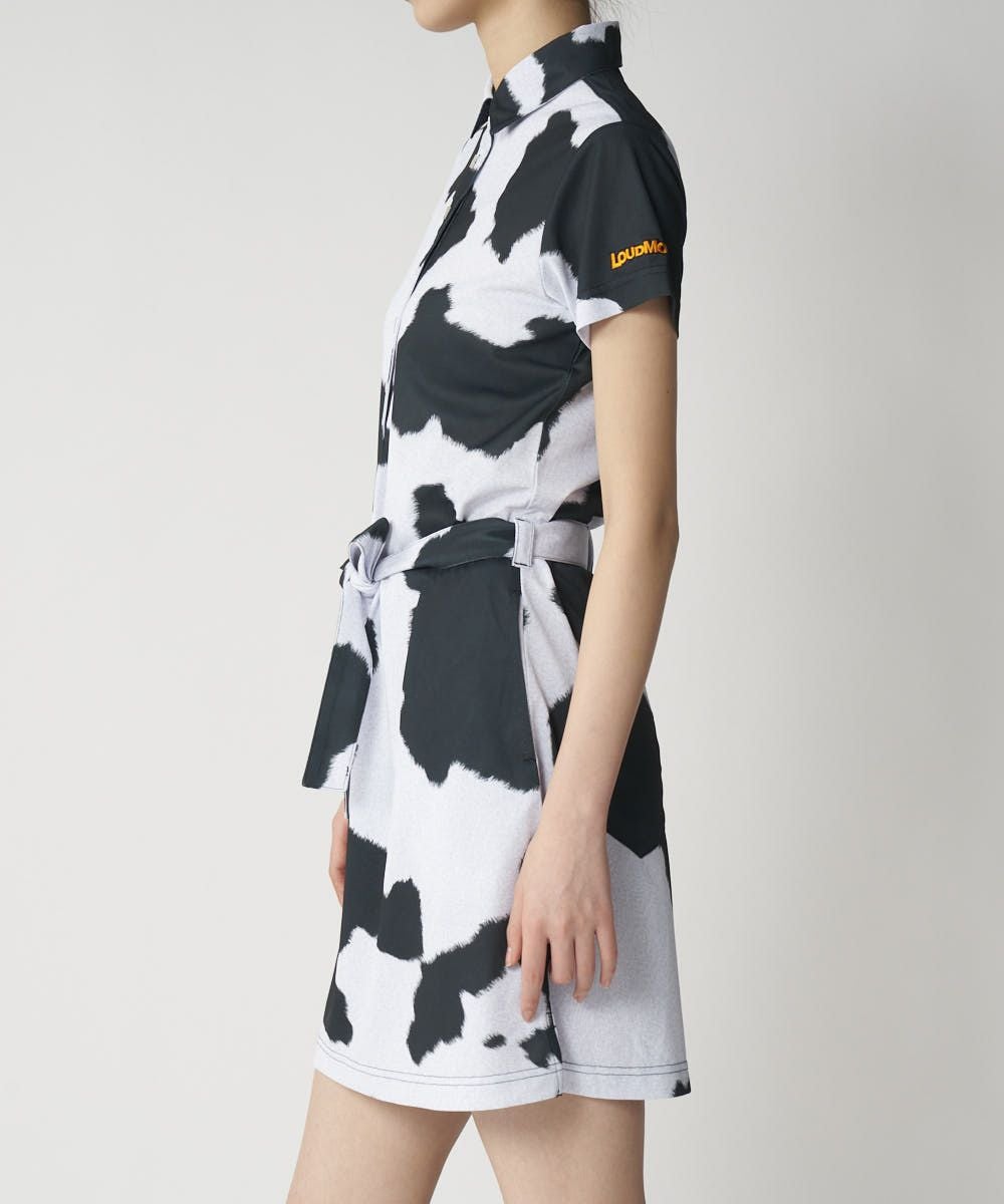 ラウドマウス　LOUDMOUTH レオパード　ワンピース　ピンク　Sサイズ レディース 柄ワンピース Cowz/カウズ | LOUDMOUTH JAPAN