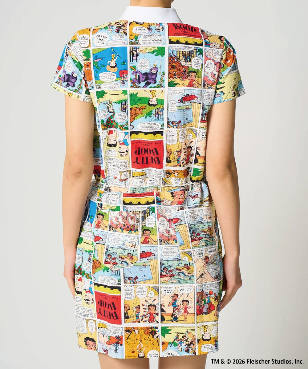 LOUDMOUTH×Betty Boop™ レディース ワンピース Betty' Comic