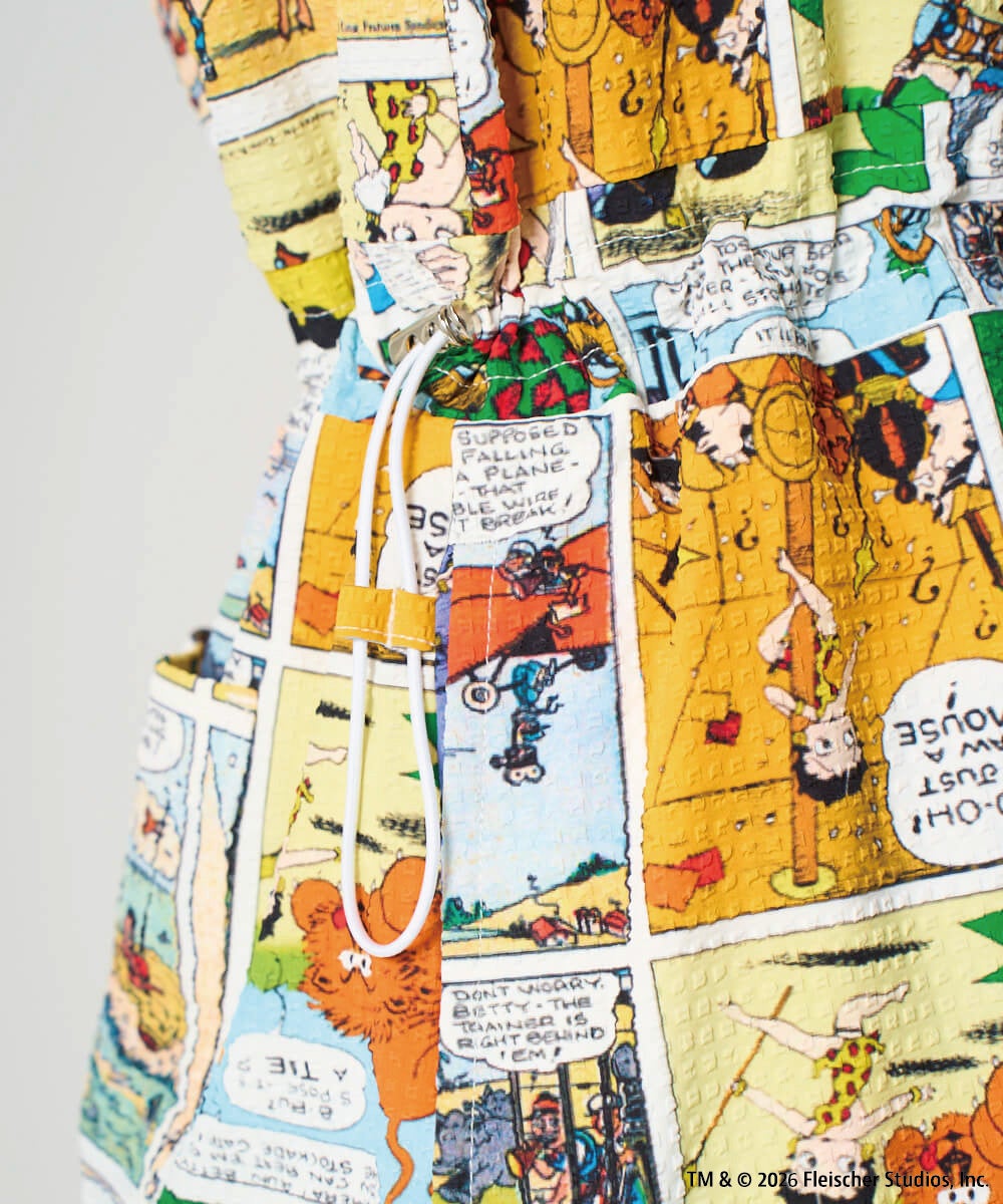LOUDMOUTH×Betty Boop™ レディース ワンピース Betty' Comic