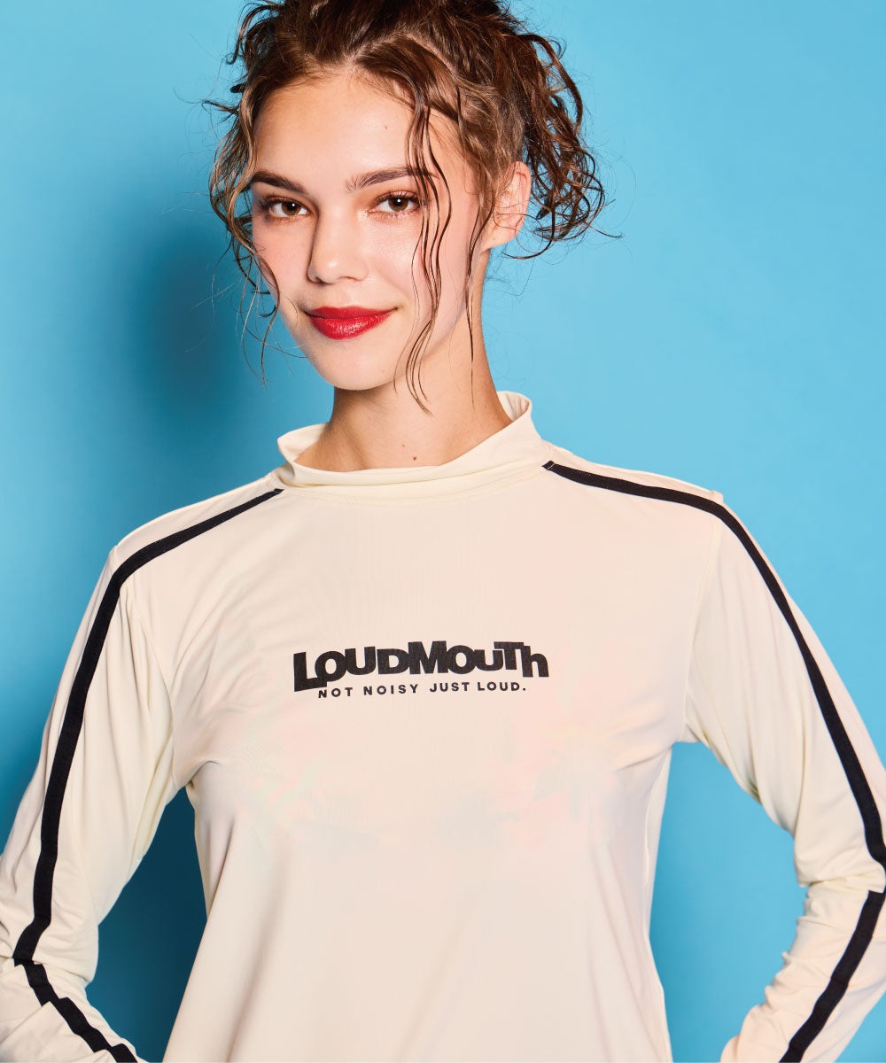 レディース 極冷感 短丈アクティブTシャツ オフホワイト | LOUDMOUTH JAPAN