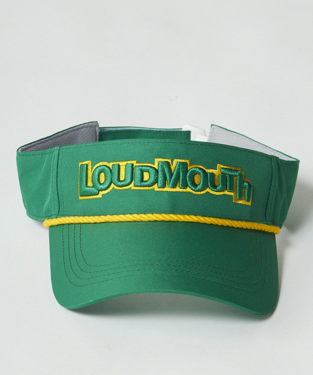 ユニセックス 吸汗速乾ベーシックサンバイザー グリーン | LOUDMOUTH JAPAN